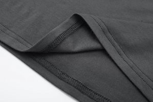 2025เสื้อครอปสตรีแบบลำลอง100% เอวสูงเข้ารูปผ้าฝ้ายยืดได้แขนสั้นสไตล์สาวอเมริกัน - Product Image 2