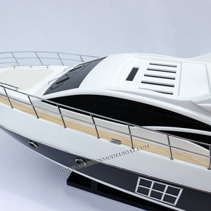 AZIMUT 68S, modelo de barco de madera de alta calidad, artesanía para decoración náutica, hecho en Vietnam, regalo novedoso - Product Image 3