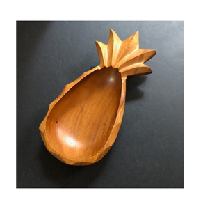 Bol en bois forme d'ananas 6 pièces ensemble artisanat bois naturel brillant poli bol d'ananas en bois - Product Image 2