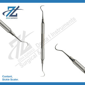 Détartreur faucille Instruments parodontaux curettes dentaires Gracey Fabricant de chirurgie dentaire parodontale Pakistan Inoxydable - Product Image 2