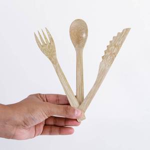 Cuillères en bois au design unique Décor de cuisine Couverts naturels pour restaurants et hôtels avec finition peinte - Product Image 5