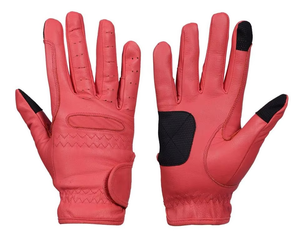 Vente en gros de gants d'équitation personnalisés de haute qualité pour hommes gants équestres en cuir PU souple à la mode avec poignées pour l'hiver - Product Image 6