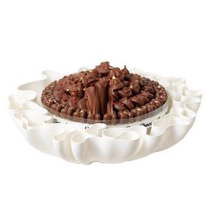 Cuenco de Metal Plateado Hecho a Mano de Alta Calidad, Diseño Elegante, Cuenco Decorativo para Servir Chocolate, Bodas, Porta Dulces, Falcon - Product Image 4