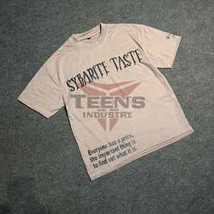 Camiseta para Hombre, Corte Cuadrado, Diseño Personalizado con Logotipo 2025, Lavada, Desteñida, Diseño OEM, Ligera, Personalizable - Product Image 1
