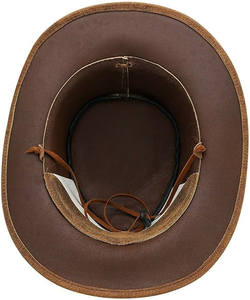 Gồ ghề & phong cách da <span class=keywords><strong>Top</strong></span> <span class=keywords><strong>hat</strong></span> thời tiết và thoải mái cho tất cả các ngày sử dụng cho các bên du lịch Đường Mòn vẻ thanh lịch - Product Image 6