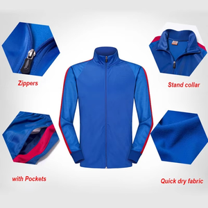 Conjunto de Chaqueta y Pantalones de Fútbol de Poliéster de Alta Calidad, Chándal de Fútbol Vintage para Adultos con Logotipo del Nombre del Equipo - Product Image 2