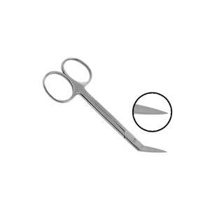 Ciseaux coudés Kelly Orthodontie manuelle Bandage Instruments chirurgicaux Acier inoxydable Vente en gros - Product Image 5