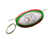 Porte-clés Mini Ballon de Rugby Entièrement Personnalisable avec Logo et Couleur Imprimés – Qualité Supérieure en PVC/PU/Caoutchouc à Prix Économique – Marque Personnalisable