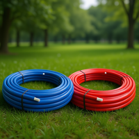 Tuyaux de plomberie multicoques isolés en polyéthylène souple Isoclima Modern, bleus, diamètre intérieur 16 mm, longueur 12,5 m, pour utilisation avec l'eau