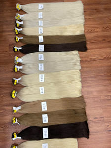 2025 mejor venta de cabello crudo vietnamita Color recto extensiones de cabello humano a granel al por mayor sin enredos sin desprendimiento para trenzar - Product Image 4