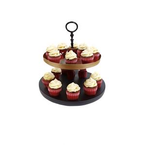 ขาตั้งเค้กโลหะสีทองทรงกลมเหมาะสำหรับเค้กและช็อคโกแลต - Product Image 6