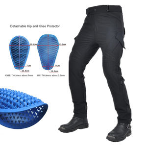 Meilleure vente Pantalon de moto pour homme léger uni teint coupe-vent Vente chaude Pantalon de moto pour homme facile à porter - Product Image 3