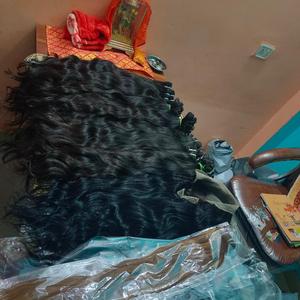 Venta al por mayor de extensiones de cabello natural indio birmano con cutícula alineada de onda profunda, extensiones de cabello rizado recto de Italia - Product Image 5