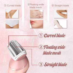 Maquinilla de Afeitar Eléctrica Indolora con Alimentación USB, Afeitadora Húmeda de Una Sola Cuchilla Rotatoria de Repuesto para Afeitar el Cuerpo, Certificación IPX7 - Product Image 5