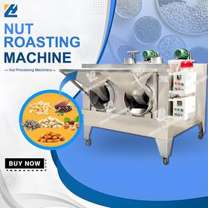 Petit tambour rotatif commercial pas cher café noix <span class=keywords><strong>de</strong></span> cajou amande pois chiche blé maïs graines <span class=keywords><strong>de</strong></span> tournesol machine à torréfier les arachides torréfacteur <span class=keywords><strong>de</strong></span> noix - Product Image 1