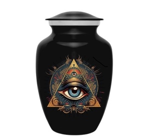 Urna conmemorativa para cenizas humanas Urna decorativa Urna funeraria personalizada para hombre y mujer Disponible en tamaño 6 y 10 pulgadas - Product Image 1