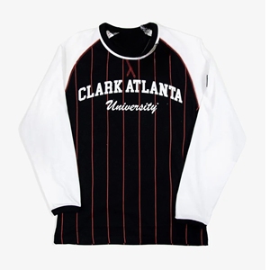Jersey de Manga Larga de Invierno Transpirable con Estampado Digital de la Universidad Clark Atlanta, Panthers 88, Poliéster/Algodón, Espíritu Escolar - Product Image 1