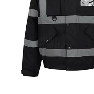 Chaqueta de Invierno para Hombre con Capucha y Logotipo Frontal, Ropa de Seguridad, Servicio OEM, Reflectante, de Alta Calidad, Protección, Nueva Llegada, Venta al Por Mayor - Product Image 3