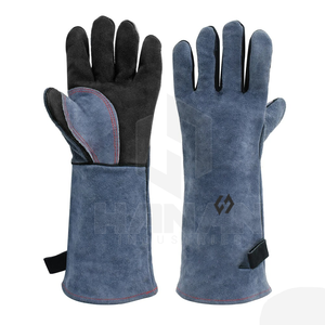 Gants de sécurité en cuir durables et ignifuges personnalisés directs d'usine pour les soudeurs - Product Image 1