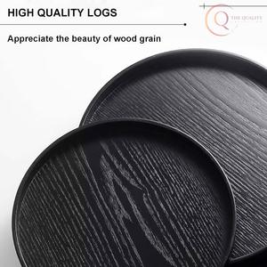 Plateau de service rectangulaire en bois avec poignées pour la cuisine, la salle à manger, les hôtels et les restaurants - Product Image 2