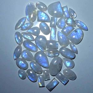 Piedra preciosa natural, piedra lunar, cabujón de piedras preciosas sueltas, piedra preciosa semipreciosa para la fabricación de joyas - Product Image 3