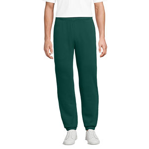 Vente en gros de pantalons de jogging décontractés pour hommes, jambe droite, pantalons de survêtement lourds, logo personnalisé, anti-rides, teinture unie, ODM, printemps de BD - Product Image 4