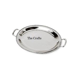 Snacks en acier inoxydable de qualité supérieure et plateau de service à dessert couleur argentée pour usage hôtelier - Product Image 5