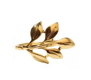 Gold <b>butterfly</b> Napkin Rings Wedding Serviette Ring - Product Image 5