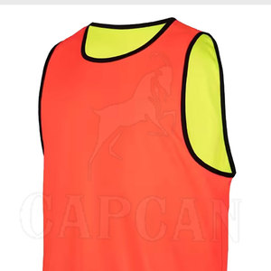 Capcon Sports Soccer <b>Training</b> Breathable Vest With Customize Design Mesh Reversible <b>Training</b> <b>Bibs</b> for Men's - Product Image 5