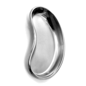 Bol à rein réutilisable en acier inoxydable Plateau à plat de forme incurvée dentaire, bol, plateaux à rein Plateaux à rein - Product Image 4