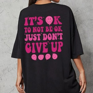 T-shirts imprimés bouffants pour femmes T-shirt décontracté pour femmes T-shirt surdimensionné femmes - Product Image 1