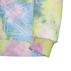 เสื้อฮู้ดพิมพ์ลายพัฟยูนิเซ็กส์ของผู้หญิงผ้าฟลีซโฟม3D โอเวอร์ไซส์สำหรับฤดูหนาวผลิตตามสั่ง - Product Image 4