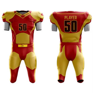 Uniforme de Fútbol Americano Personalizado para Equipos Juveniles, Venta al por Mayor, Sublimación, Uniforme de Fútbol Americano en Blanco, Conjunto de Camiseta de Práctica - Product Image 1