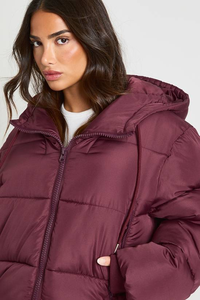 Chaqueta de Invierno Acolchada de Lona Tejida Transpirable Personalizada para Mujer 2026, Talla Grande - Product Image 3