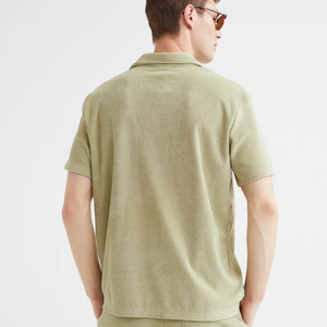 Votre propre marque solide tricoté 100% coton à séchage rapide à manches courtes pour hommes Golf pour T-shirt - Product Image 5