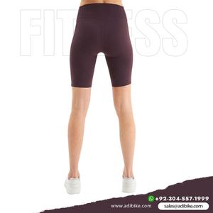 2025 pantalones de Yoga de cintura media para mujer mallas ajustadas Logo cinturón bolsillo pantalones cortos calientes ajustados transpirable secado rápido Spandex/poliéster - Product Image 4