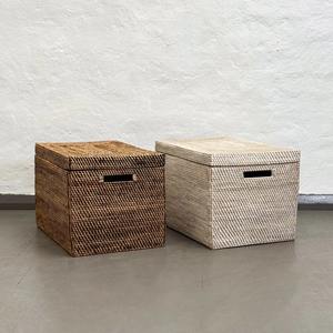 Rectangular <b>Rattan</b> <b>Box</b> with Lid Handmade <b>Storage</b> <b>Box</b> Eco-Friendly Natural Home and Home Decor Wholesale from Vietnam - Product Image 1