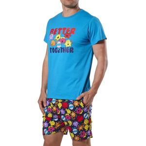 Conjuntos de dos piezas de verano con logotipo personalizado para hombre, ropa deportiva de ajuste regular para gimnasio, conjuntos informales de verano con cuello redondo, color personalizado - Product Image 2