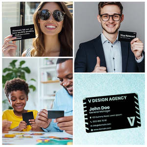 300 Tarjetas de Visita de Aleación de Aluminio con Diseño Premium, Dimensiones 86x54x0.2mm, para una Elegancia Profesional - Product Image 5