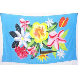 Pareos Hawaianos Pintados a Mano 100% Rayón de Alta Calidad, Ropa de Playa Personalizada al por Mayor, Cubierta para las Islas del Pacífico Asiático HPBU014-04-200 - Product Image 1