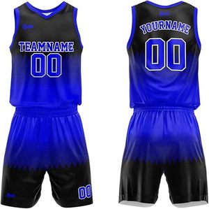 Conjunto de Camiseta de Baloncesto Reversible Personalizada, de Secado Rápido, Transpirable, de Malla de Poliéster, Uniforme de Verano, Chaleco Estampado, Camisetas para Adultos - Product Image 1