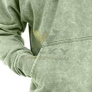 2024 New Style Men's Acid Wash <b>Thermal</b> Hoodies Custom Designed XL Size Plain Dyed Mens <b>Hoodie</b> - Product Image 4