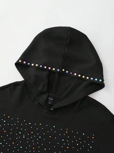 Ensemble sweat-shirt et jogging pour femme, lavage à l'acide, polaire doux, confortable, survêtement d'hiver pour la salle de sport, l'entraînement, la course à pied, les voyages, le port quotidien, tendance - Product Image 2