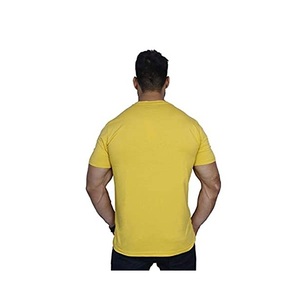 Été Cool 100% coton vente en gros usine Logo personnalisé impression hommes St chemises hommes ourlet incurvé ras du cou haute qualité - Product Image 4