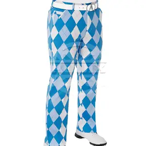 Beste Qualität Slim Fit Hose Lustige Golfhose Herren hose Golfhose mit Mittel knopf taschen und Reiß verschluss hose