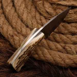 Cuchillo de Caza y Desollado de Acero de Damasco Hecho a Mano, con Mango de Madera, Personalizado con Funda, para Supervivencia y Camping, Venta al Por Mayor - Product Image 4