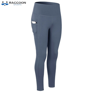 Women's High Waist Thick Compression <b>Leggings</b> Breathable Anti-Bacterial Solid <b>Pattern</b> Gym Yoga Running Wear High Quality Raccoon - Product Image 3