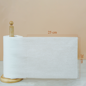 Krclean ผ้าไมโครไฟเบอร์ดูดซับน้ำได้ดี100แผ่นสีขาว20x25ซม. โต๊ะอาหารยั่งยืนใช้ในห้องครัว - Product Image 6