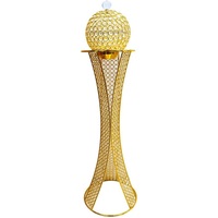 Brûleur d'encens aromatique classique en métal doré de grande taille, fait à la main, Oud Mabkhara 100 cm pour les grandes salles/mosquées