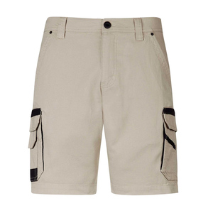 Pantalones cortos Cargo informales de algodón para hombre con múltiples bolsillos Patrón sólido Logotipo personalizable Elegante nueva ropa para exteriores - Product Image 1